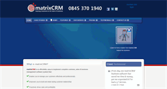 Desktop Screenshot of matrixcrm.com